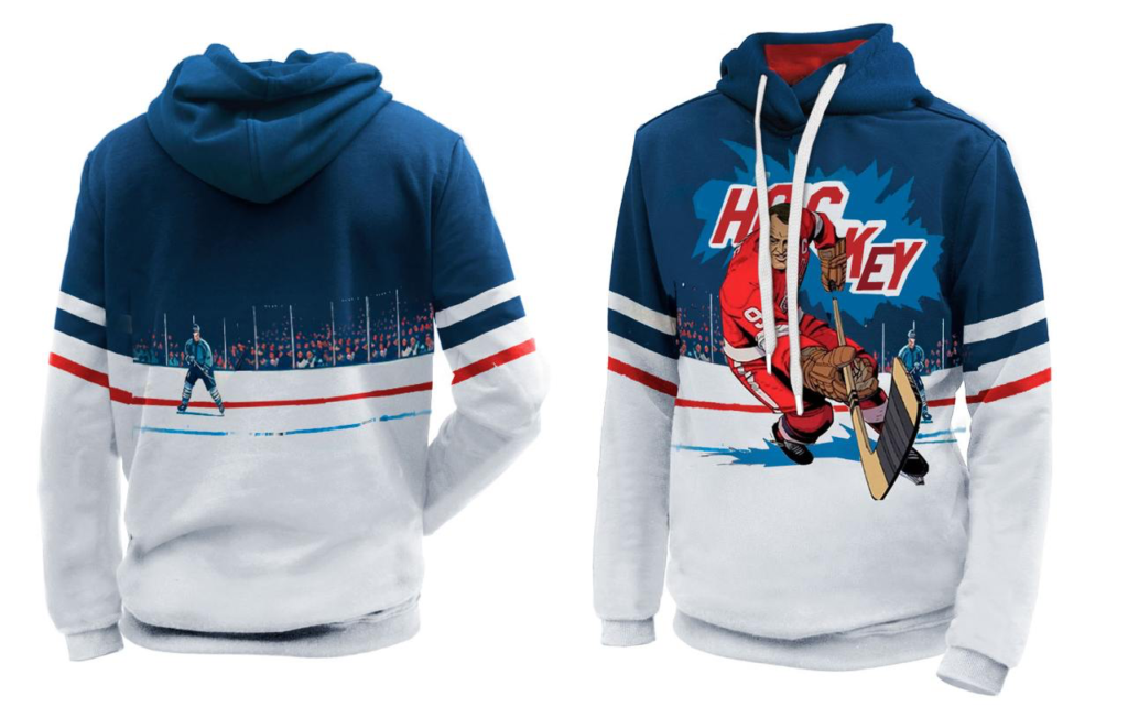 Winter games hockey fest mockup.