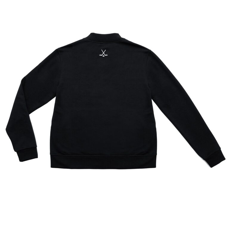 Zip-up jacket for hockey brand.